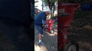 how to repair a predator wood chipper with a predator engine do it yourself [upl. by Aliel]