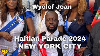 Wyclef Jean at Haitian Parade in New York 2024 [upl. by Tye115]