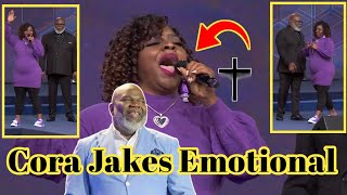 bishop td jakess beloved daughter cora jakes gets emotional  try not to cry 😭😢 [upl. by Llertnac]