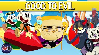 The CUPHEAD Show Characters Good to Evil ☕ [upl. by Anuahsat579]