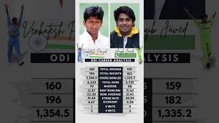 Venkatesh Prasad vs Aaqib Javed  ODI Analysis 🗿 [upl. by Nerw]