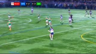 Thrilling Last Minute Of Match  New York v Leitrim  2023 Football Championship GAA Ireland [upl. by Nolla]