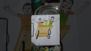 how to draw a tarak mehta ka chota chasma youtubeshorts shorts cartoon drawing [upl. by Nnave690]