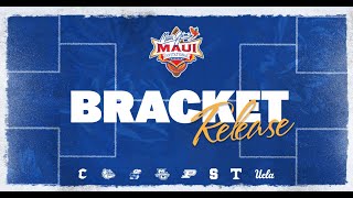 2023 Maui Jim Maui Invitational Bracket Released [upl. by Drofxer204]