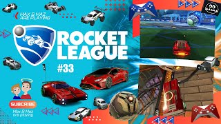 Max amp Maz are playing Rocket League  2vs2 DOPPEL 033 [upl. by Anilag]