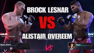 BROCK LESNAR VS ALISTAIR OVEREEM ONLINE UFC 5 [upl. by Ardnuasak]