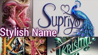 How to make Stylish Name 4k  Stylish Font 🔥 Stylish name design  Pixellab logodesign tutorial [upl. by Opalina]