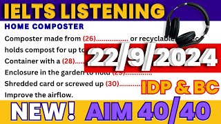 IELTS Listening Practice Test 2024 with Answers  2292024 [upl. by Eerized49]