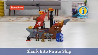 Fisher Price Imaginext Shark Bite Pirate Ship [upl. by Dahraf]