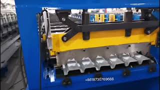 Metal Deck Roll Forming Machine Test Before Shipment [upl. by Lough685]