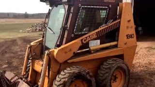 1993 Case 1840 Skidsteer Walkaround [upl. by Ennaylime]