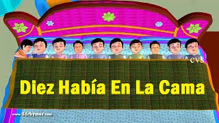 Diez Había En La Cama Musica Infantil En Ingles  Canciones Infantiles En Ingles [upl. by Audris473]