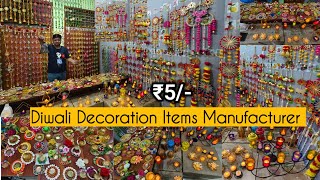 Diwali Decoration Items Wholesale Market  Diwali Decoration Items Manufacturer Diwali Decor Items [upl. by Felipe]