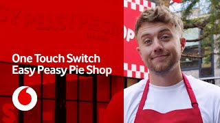 Roman Kemp turns pie maker at our Easy Peasy Pie Shop  One Touch Switch  Vodafone UK [upl. by Nawtna]