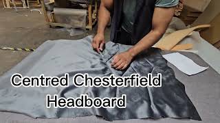 Bespoke Centred Chesterfield Headboard  Premium Upholstered Wall Panels DIY Headboards [upl. by Cacilie]