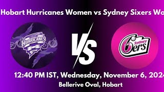 Hobart Hurricanes vs Sydney Sixer Women Match Prediction Jeckpot Match Prediction [upl. by Leidag]