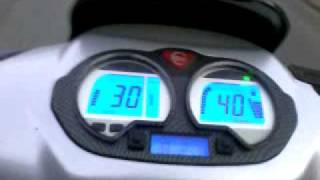 Keeway F act 50 driving and top speed BLOCKED [upl. by Ulberto]