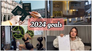 My 2024 RESOLUTION amp GOALS 🤍  New Year Celebration  Daily Vlogs  Kajal Choudhary [upl. by Dalenna]