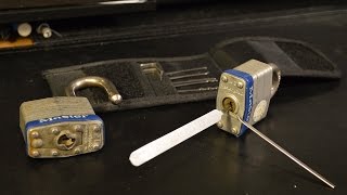 Lock Picking a Master Lock No3 and No21 [upl. by Yhtomit]