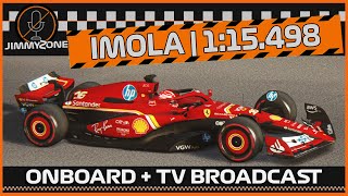 F1 2024  IMOLA EMILIAROMAGNA  115498  G29  F1 AssettoCorsa Hotlap [upl. by Latsyrc]