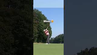 Robert MacIntyre Driver off the deck 🤯  📹 via dpworldtour golfswing golf pgatour dpworldtour [upl. by Clemmy]