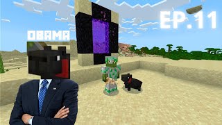 Mi CAPYBARA llamada OBAMA  QLAND ep11  Minecraft [upl. by Ariamat]