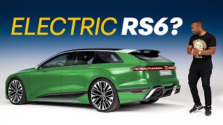 NEW Audi A6 Avant eTron A Future Electric RS6 4K [upl. by Ayarahs]