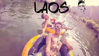 LAOS  Vientiane  Vang Vieng Tubing  Blue Lagoon  Luang Prabang [upl. by Nevad]