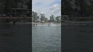 BOAT AND JET SKI READY TO LAUNCH AT THE JETTY – WHO WILL MAKE THE BIGGEST SPLASH [upl. by Oria153]