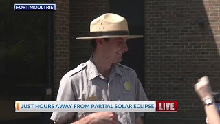 Fort Moultrie hosting partial solar eclipse viewing party [upl. by Ogait773]