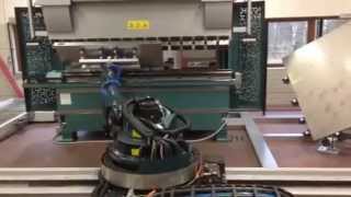 ▶ Salvagnini B3 100 press brake at Gnosjö plåtindustri Sweden [upl. by Nyledam]