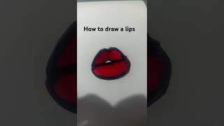 How to draw lips easily step by step [upl. by Peadar]