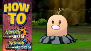 HOW TO GET Alolan Diglett in Pokemon Ultra Sun and Moon [upl. by Langan191]