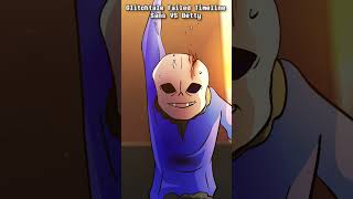 Failed Timeline Chronicles Clip Sans VS Betty undertaleau undertale glitchtale undertalesans [upl. by Bellina]