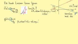 De hoek tussen twee lijnenHavoB [upl. by Adnileb]