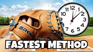 HOW TO BREAK IN A CATCHER’S MITT FAST [upl. by Agem963]