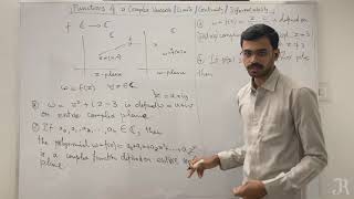 Lec 01  Functions of Complex Variable Limits Continuity Differentiability  Complex Analysis [upl. by Gillman]