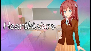 HeartWare Gameplay  Visual Novel Game  PC [upl. by Siroled]