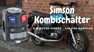 Simson Kombischalter I EXC I 8 Minuten Einbau [upl. by Ubana]