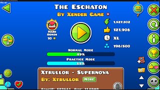 intentado pasarme THE ESCHATON SJSJ HARDE demon Geometry Dash 22 [upl. by Einamrej710]