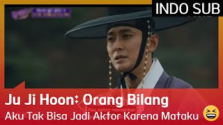 Ju Ji Hoon Orang Bilang Aku Tak Bisa Jadi Aktor Karena Mataku 😣 YouQuizOnTheBlock3 🇮🇩INDOSUB🇮🇩 [upl. by Lalage]