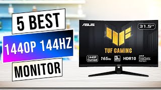 Best 1440p 144Hz Monitor in 2024  Top 5 Best 1440p Gaming Monitor [upl. by Carlos]