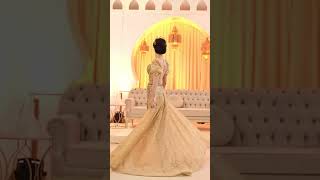 Wedding and bridal dress💛 dress fashion makeup shortvideo shorts song music [upl. by Eenahc]