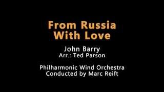 Marc Reift  From Russia With Love John Barry Arr Ted Parson [upl. by Refinnaej671]