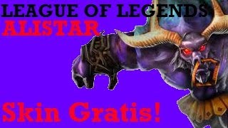 TUTORIAL Como conseguir a skin do Alistar League of Legends [upl. by Tnert]