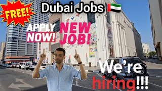 Urgent Hiring Dubai Sharjah Abu Dhabi Jobs Update 🇦🇪 only UAE Jobs [upl. by Naimed]