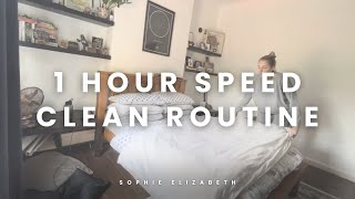 1 Hour Speed Cleaning Routine  Quick Surface Clean to Start the Week [upl. by Cirilla]