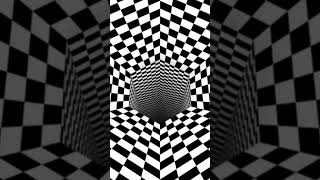 Monochrome Hypnosis A Mesmerizing Black And White Illusion illustration trippy shorts illusion [upl. by Lapotin797]