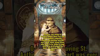 Unfailing Prayer to St Anthony  Powerful Intercession forUrgent Needs finance prayer christian [upl. by Edythe]