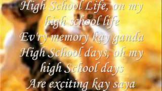 High school life by Sharon Cunetaw LYRICS [upl. by Stauffer]